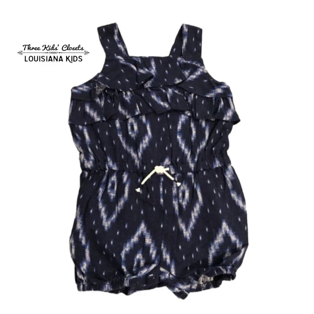 Carter's 6m Navy Tie Dye Romper